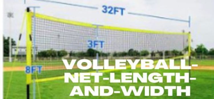 Volleyball Net Length and Width