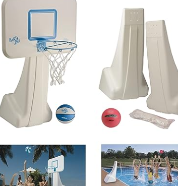 3.Dunnrite Basketball & Volleyball Pool Combo Set