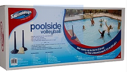 6.SwimWays Poolside Volleyball Set