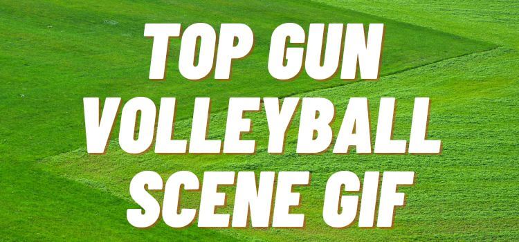 Top Gun Volleyball Scene Gif